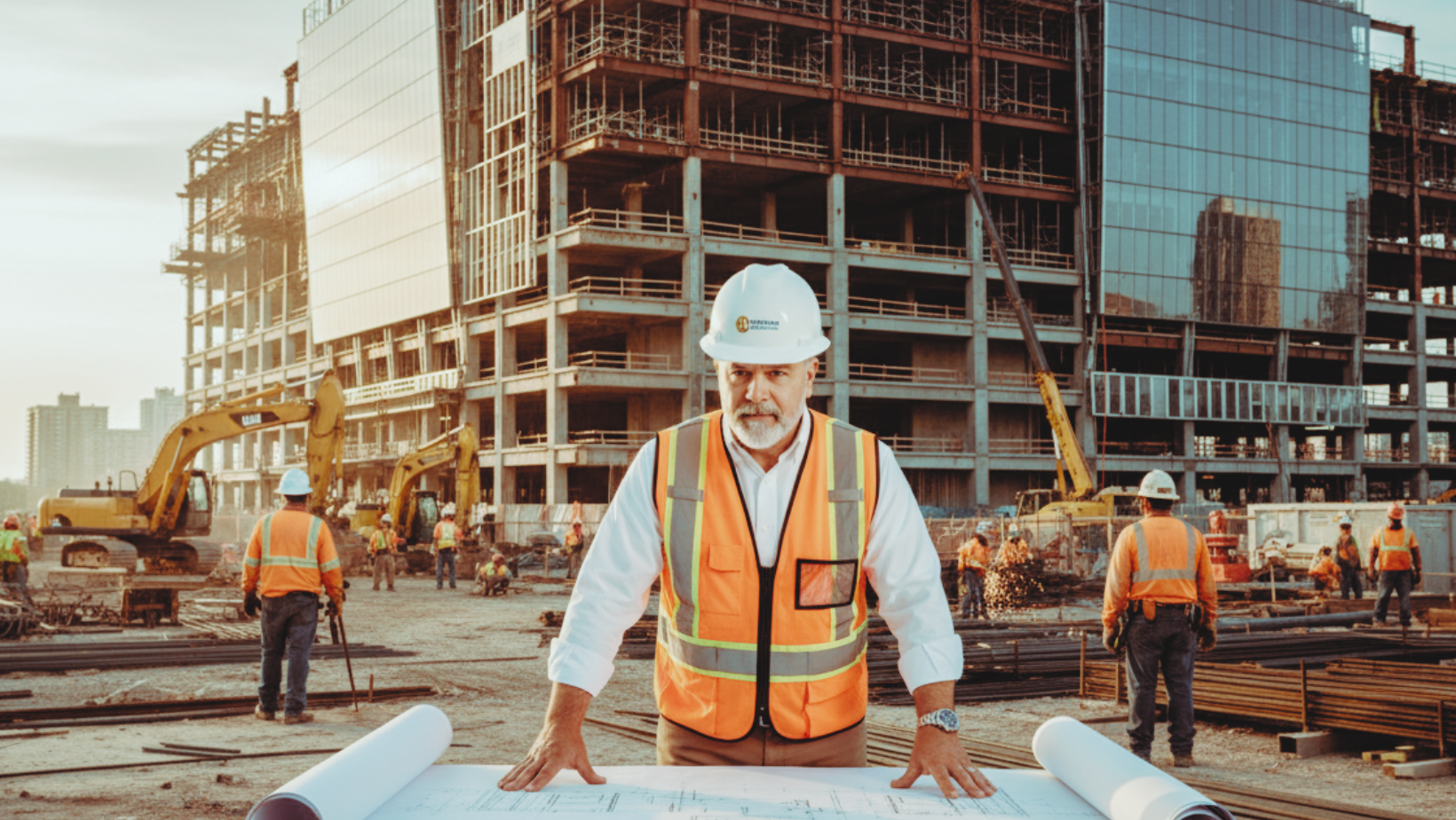Architect Roy Logan on the building site of dreams